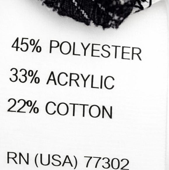 ZARA Black & White Plaid Strapless Peplum Top w/ Bow Belt Size L NWT Y2K - Picture 4 of 6